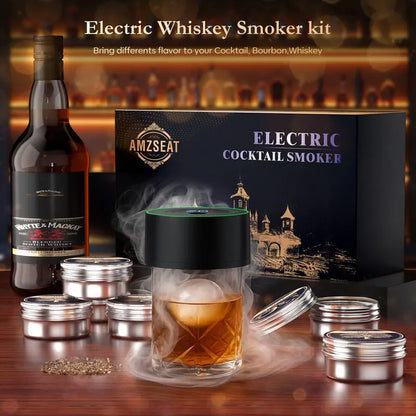 🥃 Father’s Day Electric Whiskey Smoker Kit | Rechargeable & No Butane Needed-$LA