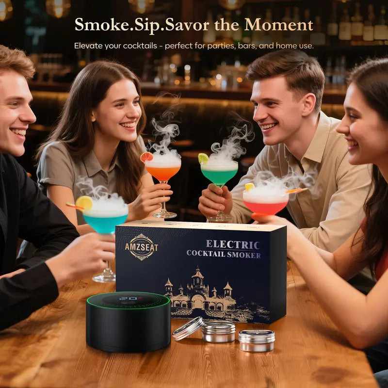 🥃 Father’s Day Electric Whiskey Smoker Kit | Rechargeable & No Butane Needed-$LA