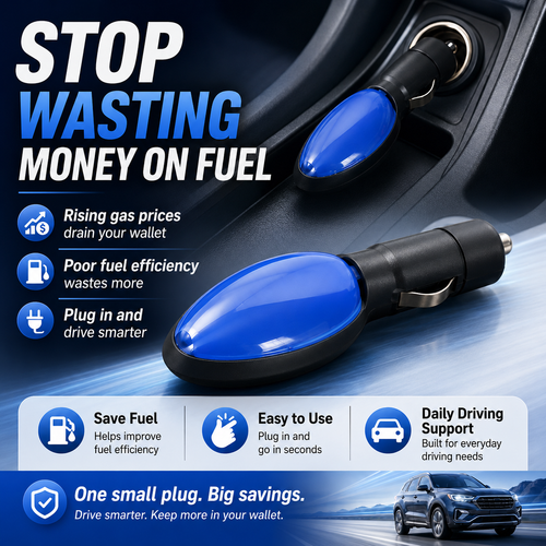 🚗 2026 New Upgrade FuelShark Fuel Sync Device – Automotive Gas Saver for Cars & Trucks, Spill Saver-WH