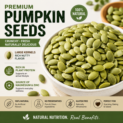 "Premium Roasted Pumpkin Seeds – Crunchy, Healthy, & Perfect for Snacking! 🎃 Limited Time Offer!"-$LX