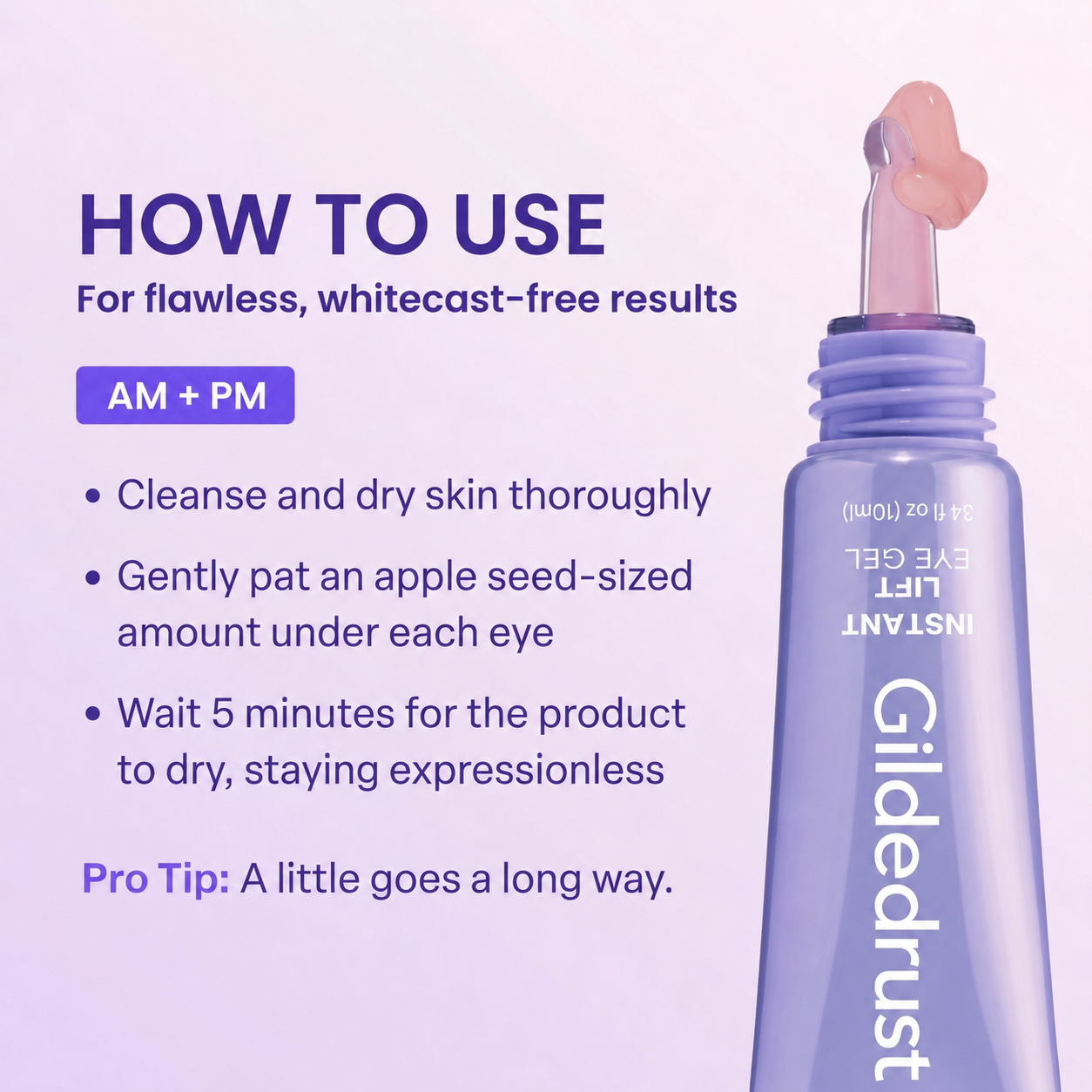 SPECIAL LAUNCH PRICE | Gildedrust™ Instant Lift Eye Gel | For Puffiness & Bags, Wrinkles, Fine Lines and Dark Circles -$AC