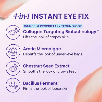 SPECIAL LAUNCH PRICE | Gildedrust™ Instant Lift Eye Gel | For Puffiness & Bags, Wrinkles, Fine Lines and Dark Circles -$AC