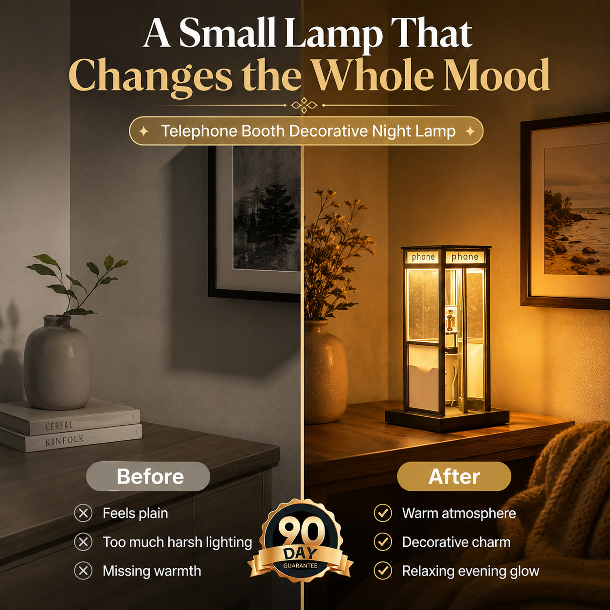 Telephone Booth Decorative Night Lamp-CJ