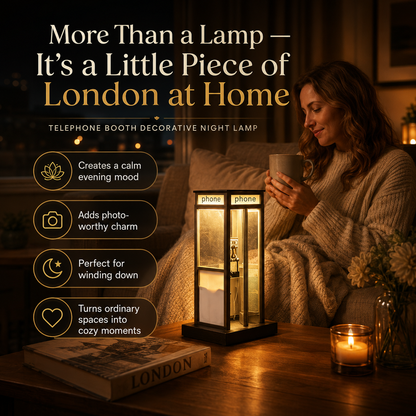 Telephone Booth Decorative Night Lamp-CJ