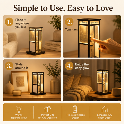 Telephone Booth Decorative Night Lamp-CJ