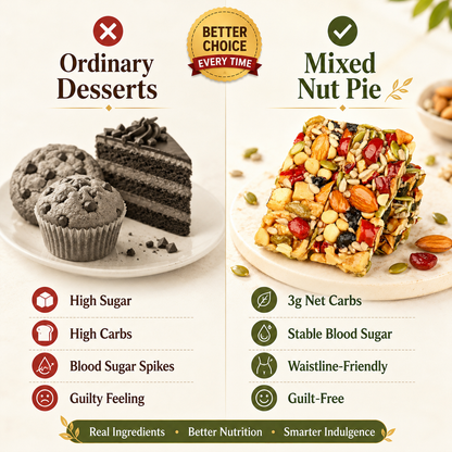 🥧 100% Artisan Handmade Mixed Nut Pies (Zero Added Sugar & Clean Ingredients) 🌰-CJ