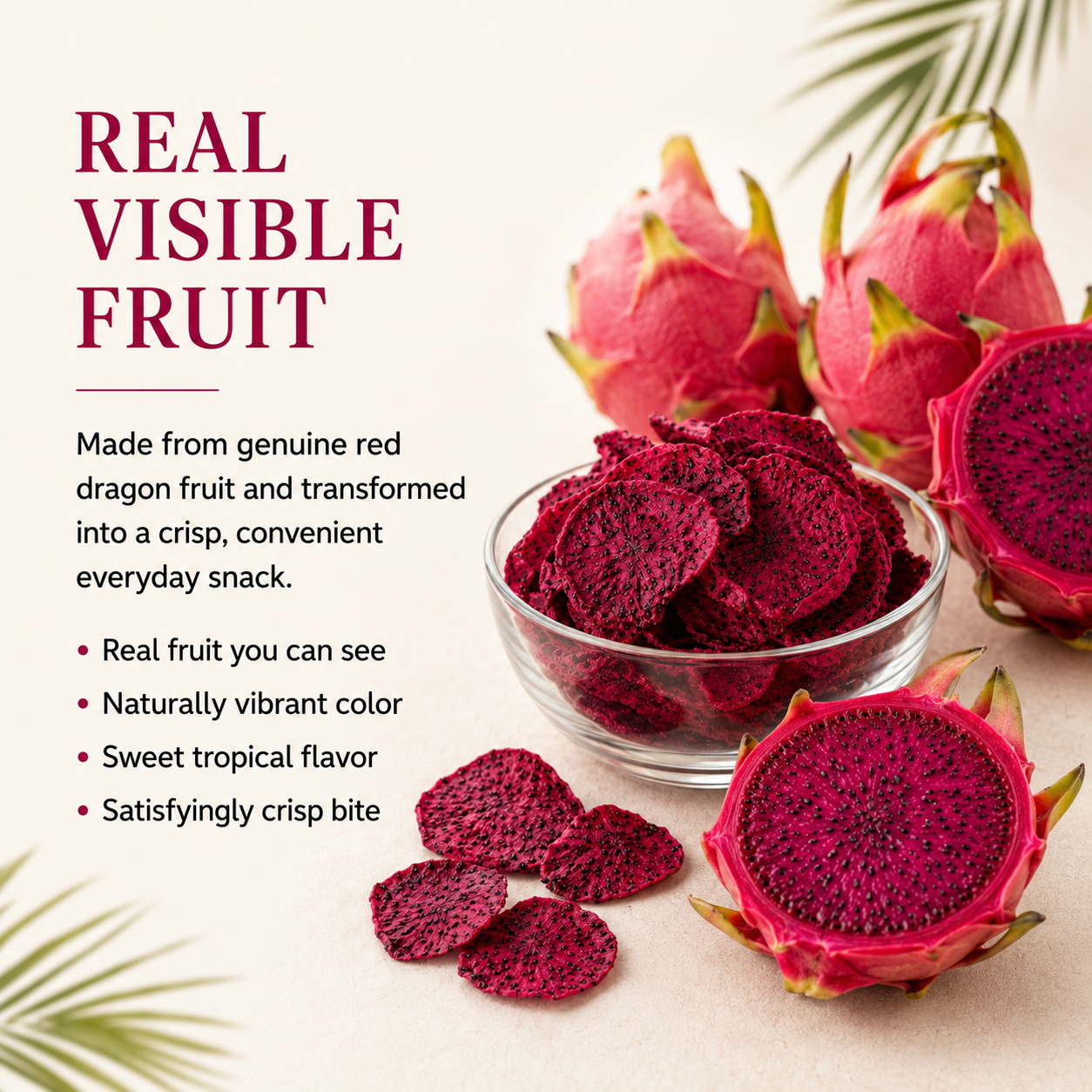 🍈 Real Red Dragon Fruit A Deliciously Easy Daily Snack-CJ