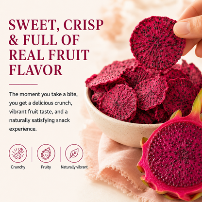 🍈 Real Red Dragon Fruit A Deliciously Easy Daily Snack-CJ