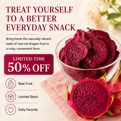 🍈 Real Red Dragon Fruit A Deliciously Easy Daily Snack-CJ