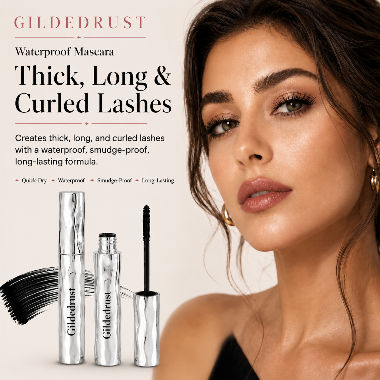 LAST DAY - BUY 1 GET 1 FREE💜Waterproof Curling & Lengthening Mascara-WH