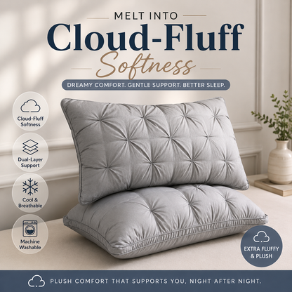 Gildedrust™ DreamPuff Pillow-WH