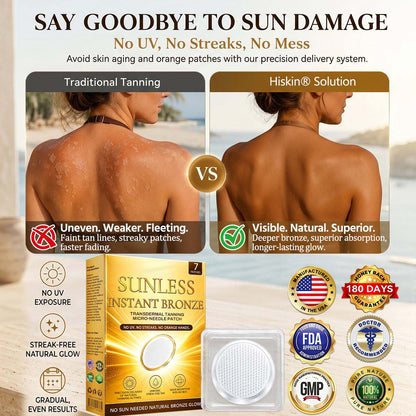 ☀️𝑶𝒇𝒇𝒊𝒄𝒊𝒂𝒍 𝑺𝒕𝒐𝒓𝒆 | ☀️ Gildedrust® 𝐒𝐮𝐧𝐥𝐞𝐬𝐬 𝐈𝐧𝐬𝐭𝐚𝐧𝐭 𝐁𝐫𝐨𝐧𝐳𝐞 𝐓𝐚𝐧𝐧𝐢𝐧𝐠 𝐌𝐢𝐜𝐫𝐨𝐧𝐞𝐞𝐝𝐥𝐞 𝐏𝐚𝐭𝐜𝐡 -$AC