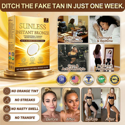 ☀️𝑶𝒇𝒇𝒊𝒄𝒊𝒂𝒍 𝑺𝒕𝒐𝒓𝒆 | ☀️ Gildedrust® 𝐒𝐮𝐧𝐥𝐞𝐬𝐬 𝐈𝐧𝐬𝐭𝐚𝐧𝐭 𝐁𝐫𝐨𝐧𝐳𝐞 𝐓𝐚𝐧𝐧𝐢𝐧𝐠 𝐌𝐢𝐜𝐫𝐨𝐧𝐞𝐞𝐝𝐥𝐞 𝐏𝐚𝐭𝐜𝐡 -$AC