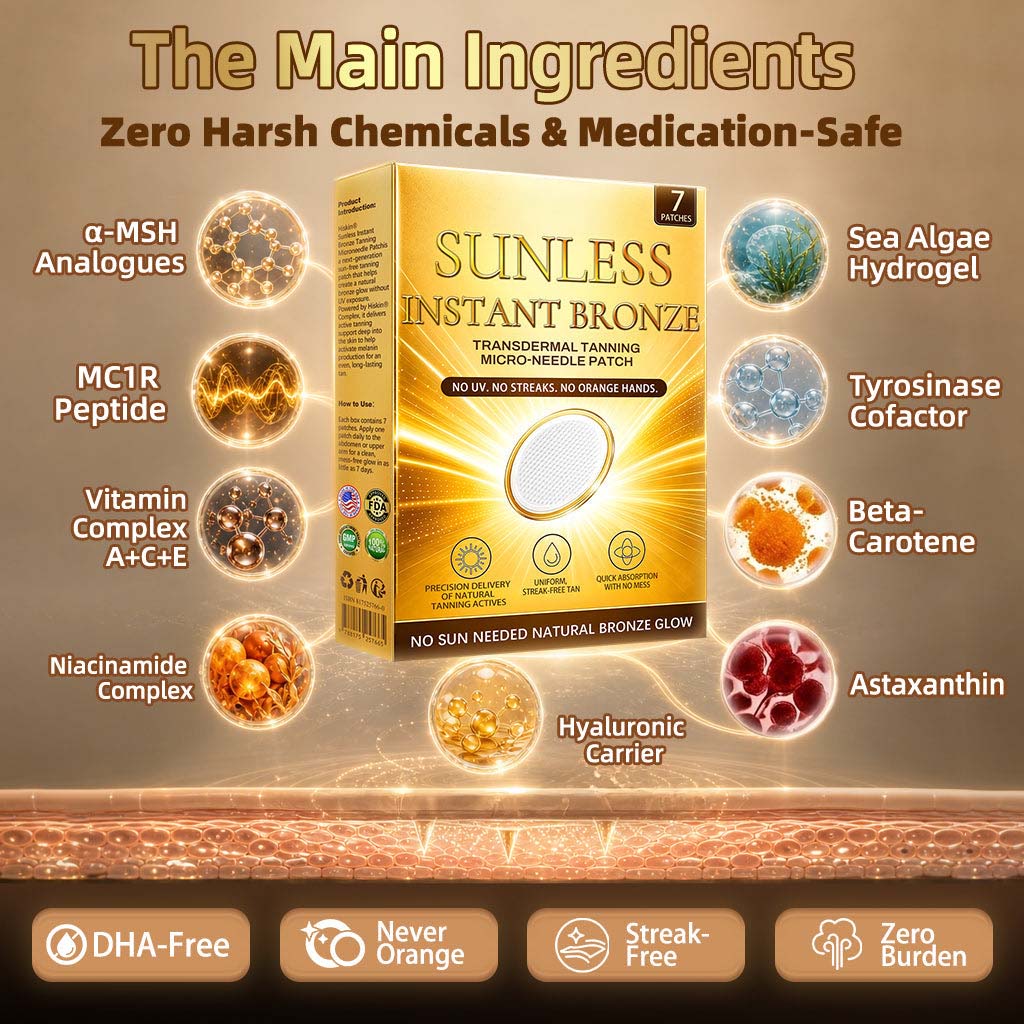 ☀️𝑶𝒇𝒇𝒊𝒄𝒊𝒂𝒍 𝑺𝒕𝒐𝒓𝒆 | ☀️ Gildedrust® 𝐒𝐮𝐧𝐥𝐞𝐬𝐬 𝐈𝐧𝐬𝐭𝐚𝐧𝐭 𝐁𝐫𝐨𝐧𝐳𝐞 𝐓𝐚𝐧𝐧𝐢𝐧𝐠 𝐌𝐢𝐜𝐫𝐨𝐧𝐞𝐞𝐝𝐥𝐞 𝐏𝐚𝐭𝐜𝐡 -$AC