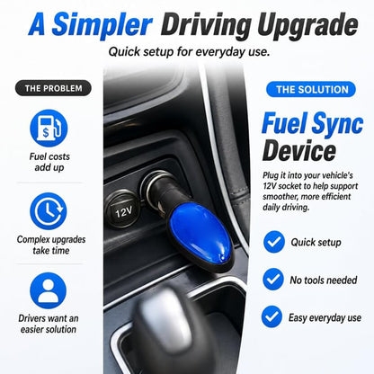 🚗 2026 New Upgrade FuelShark Fuel Sync Device – Automotive Gas Saver for Cars & Trucks, Spill Saver -$AC