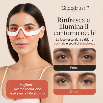 Gildedrust™ Red Light Eye Massager | Anti-Aging Eye Care Device for Dark Circles & Wrinkles -$AC