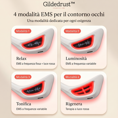 Gildedrust™ Red Light Eye Massager | Anti-Aging Eye Care Device for Dark Circles & Wrinkles -$AC