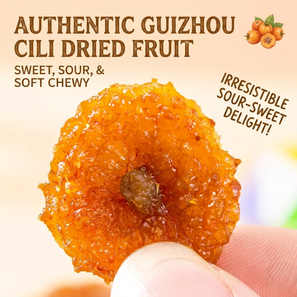 Say goodbye to high-calorie guilt! 🥝Satisfy your cravings with our fiber-rich Natural Dried Rosa Roxburghii Fruit.-$LX