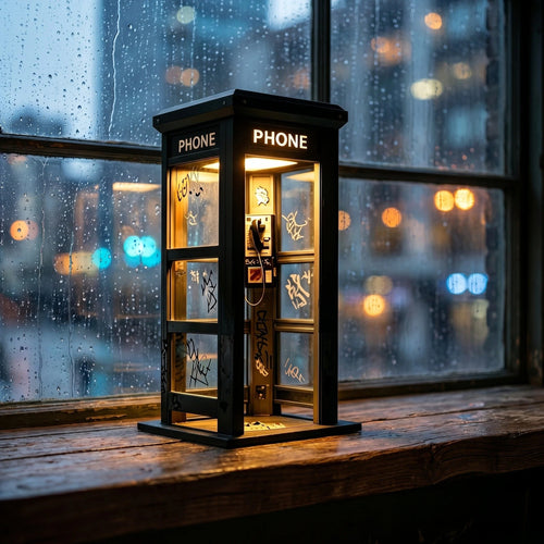 ✨Vintage Phone Booth Ambient Lamp- 🎁Light up Every Cozy Corner💛-$AC