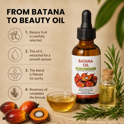 Pure Batana Hair Oil withRosemary-$LA