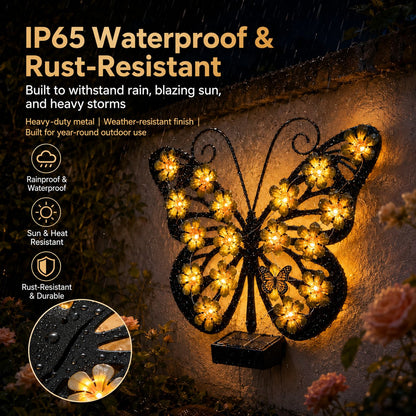 🦋 Solar Butterfly Wall Decor ✨-$LX