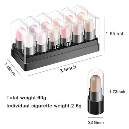 🎁2024 New Year Hot Sale🎁Eye pencil set 12 couleurs imperméable long lasting water Glitter Shimmer Eye Shadow Pen