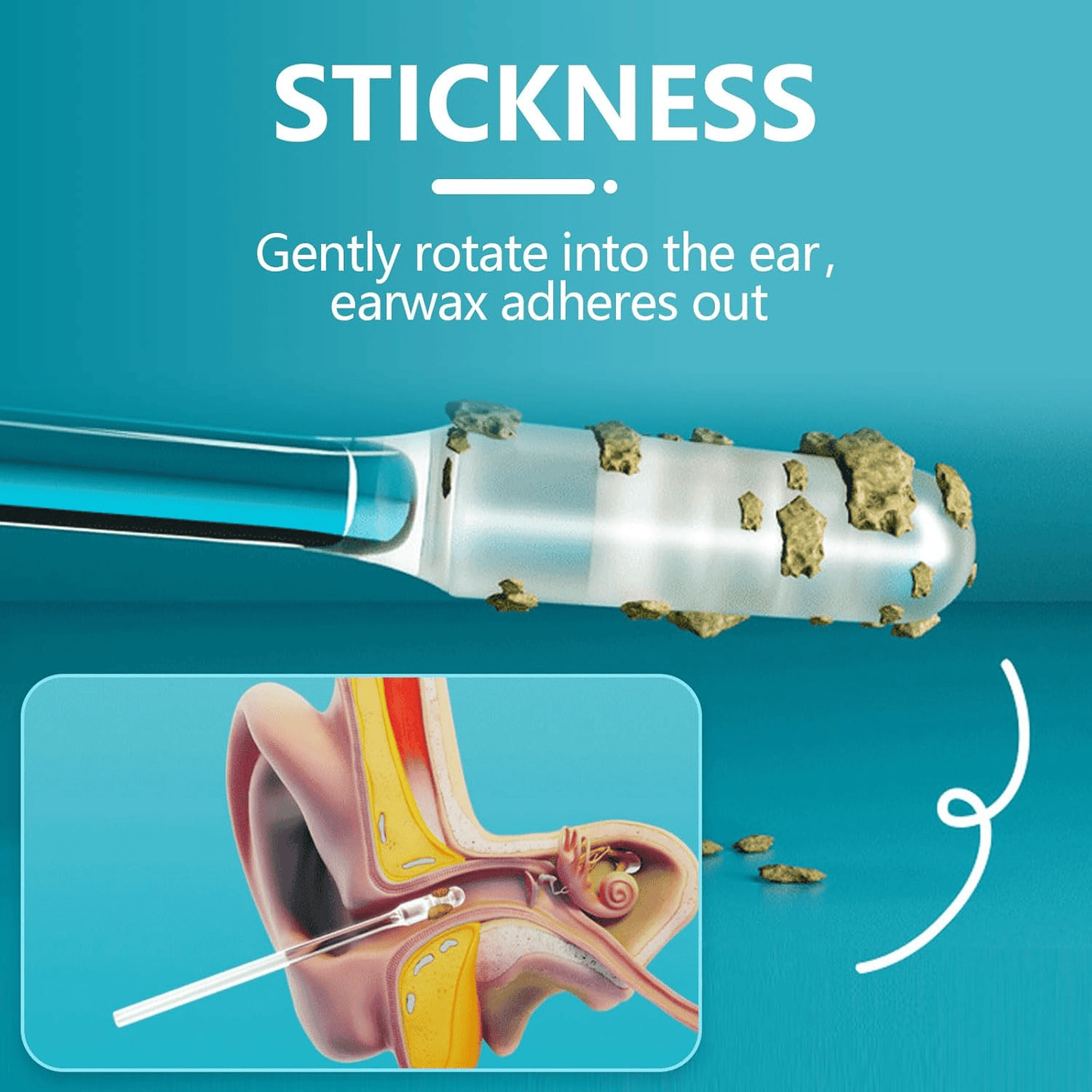 🥳2026 HOT BUY MORE FREE MORE🏆50K+ SOLD!🔥Ear Cleaner Sticky Pick-CJ
