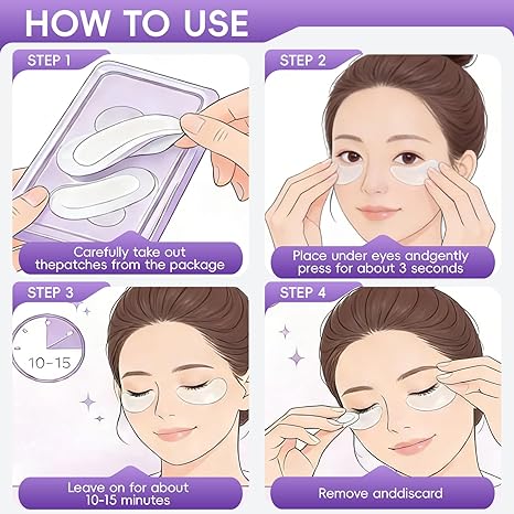 WAKE UP LOOKING YEARS YOUNGER Hyaluronic Acid Microneedle Eye Mask-$LA