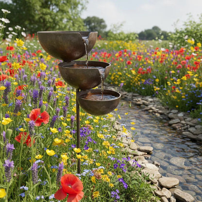 🔥Hot Sale🔥Bring Life Back To Your Garden – Rain Catcher Bird Bath 🌿🐦 -$AC