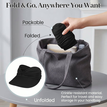 UPF 50+ SunVisor PonytailHat-$LA