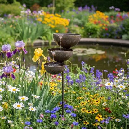 🔥Hot Sale🔥Bring Life Back To Your Garden – Rain Catcher Bird Bath 🌿🐦 -$AC