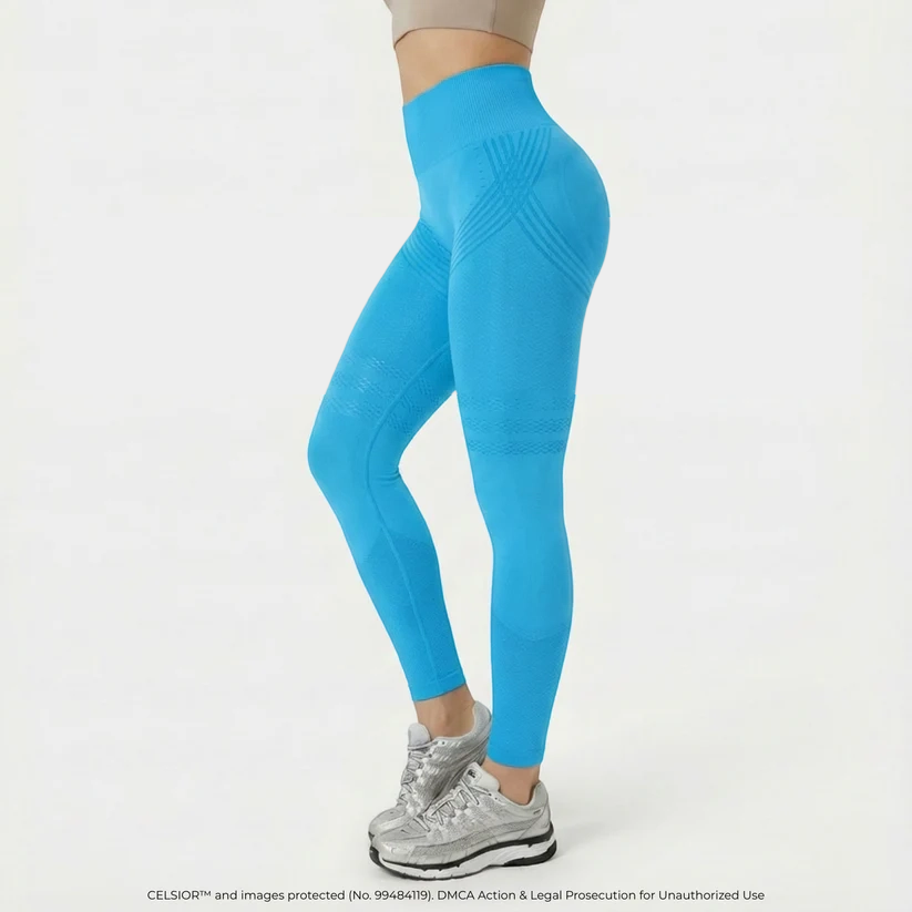 High Waisted And Hip Lifting Yoga Elastic Quick Drying Tight Pants-$LA