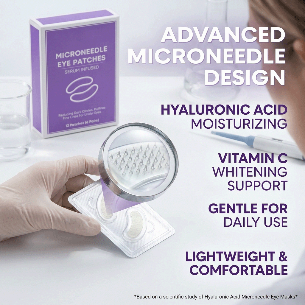 WAKE UP LOOKING YEARS YOUNGER Hyaluronic Acid Microneedle Eye Mask-$LA