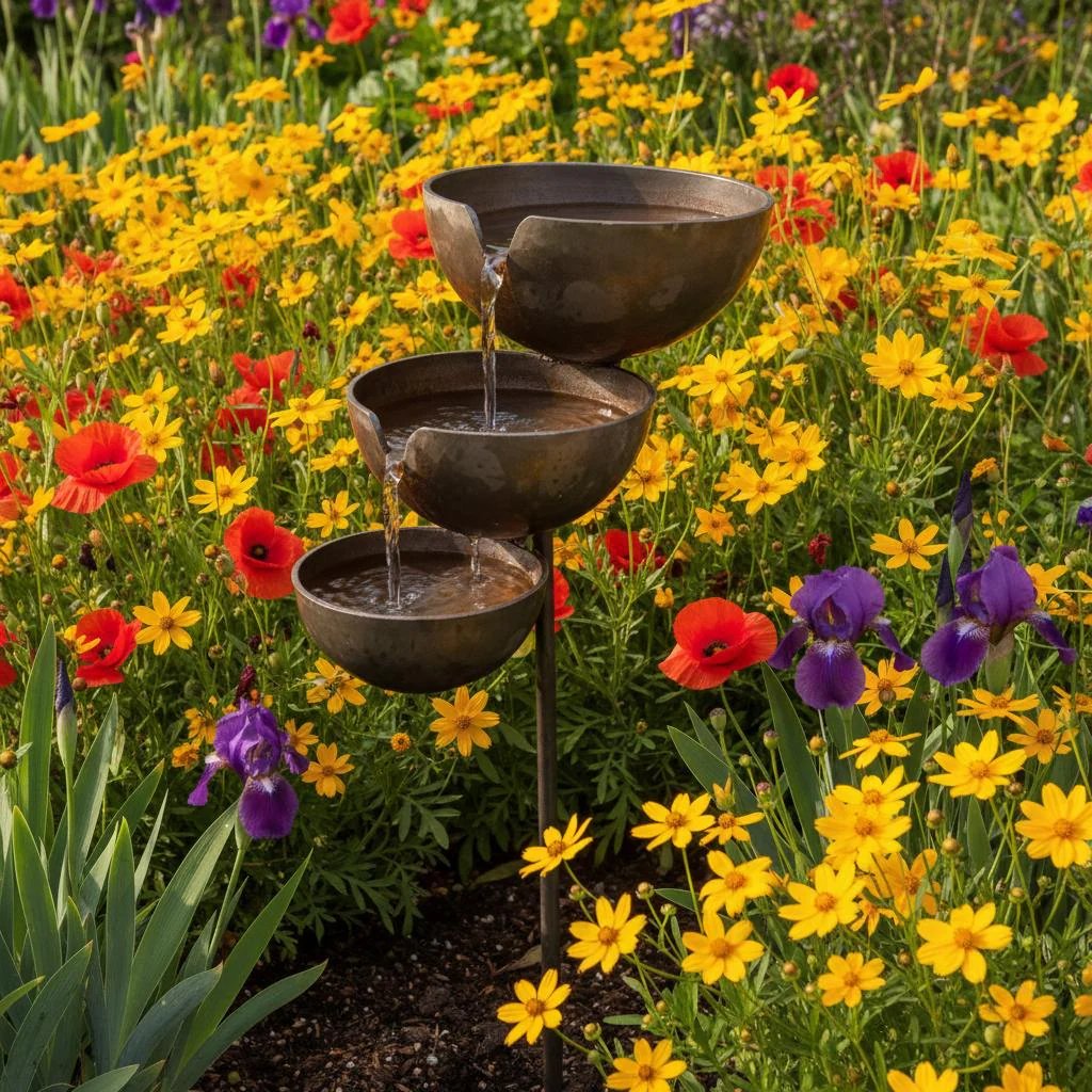 🔥Hot Sale🔥Bring Life Back To Your Garden – Rain Catcher Bird Bath 🌿🐦 -$AC
