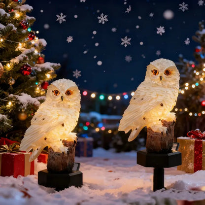 🔥Big Sale – 50% OFF🔥 Waterproof Solar Owl Light – LED Pathway Light for Lawn, Garden & Outdoor Decor-$LX