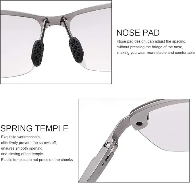 Gildedrust™ HD Polarized Photochromic Sunglasses UV400 Protection | Retro Oversized Square | Unisex 2026 Essential  -$AC