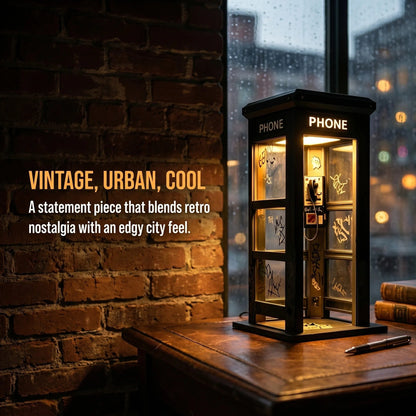 ✨Vintage Phone Booth Ambient Lamp- 🎁Light up Every Cozy Corner💛-$AC