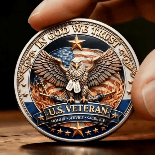 🔥Last Day 50% OFF🔥 250 Years of Freedom Veteran Tribute Coin-$LA