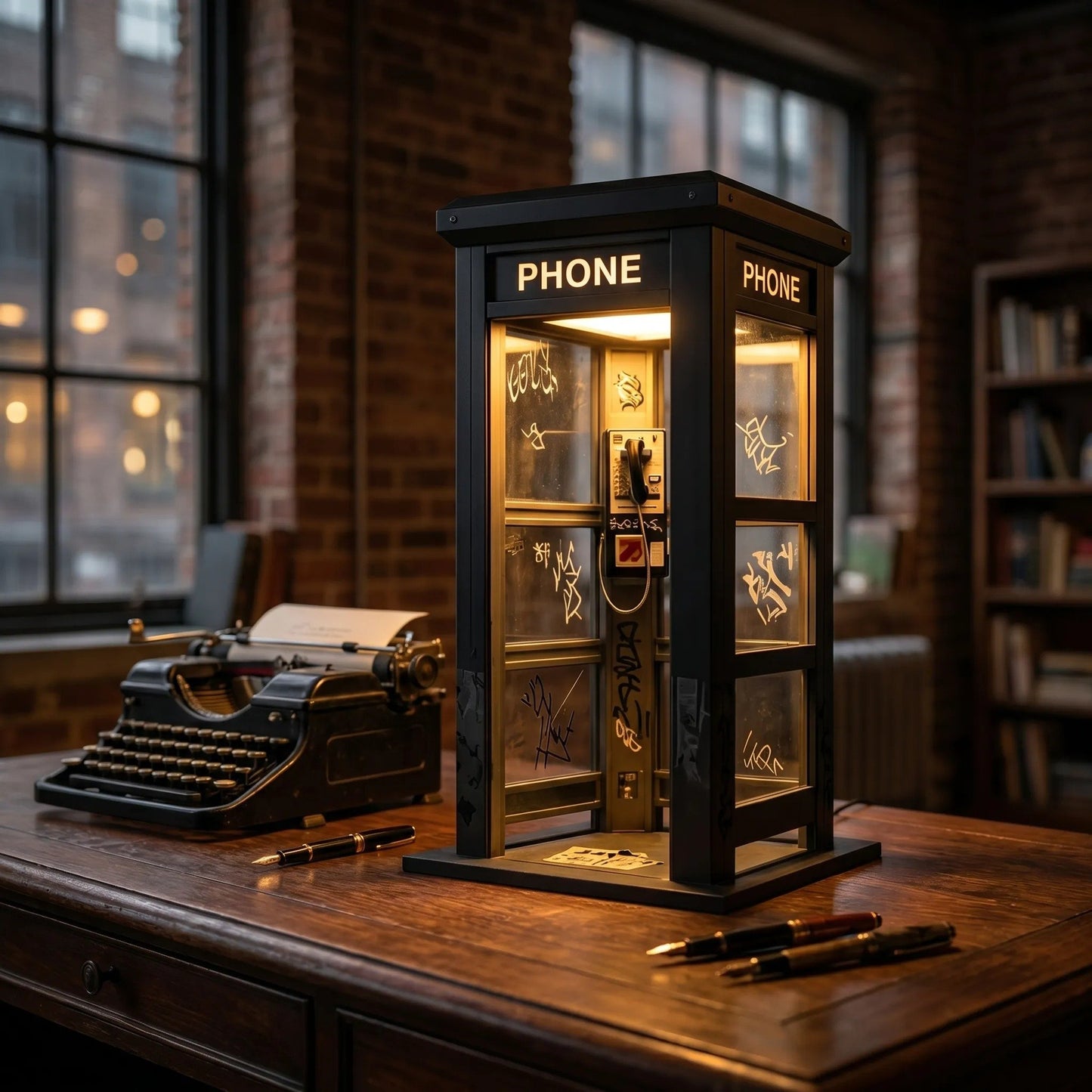 ✨Vintage Phone Booth Ambient Lamp- 🎁Light up Every Cozy Corner💛-$AC