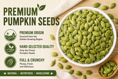 "Premium Roasted Pumpkin Seeds – Crunchy, Healthy, & Perfect for Snacking! 🎃 Limited Time Offer!"-$LX