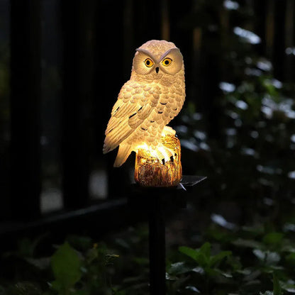 🔥Big Sale – 50% OFF🔥 Waterproof Solar Owl Light – LED Pathway Light for Lawn, Garden & Outdoor Decor-$LX