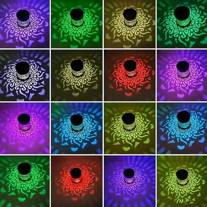 65K+ SOLD!✨Solar Mandala Wall Light | Outdoor Garden Fence Projector Lamp 🪐🌌-$AC