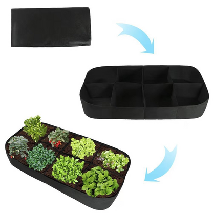 Divided Fabric Grow Bags for Plants -$AC