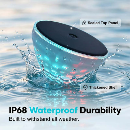 🎁2026 Hot Sale 50% OFF💕Solar Floating Pool Light with Fish Projection-WH