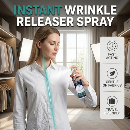 👔✨ Instant wrinkle release – no iron, travel-ready, static-free & fresh.-$LA